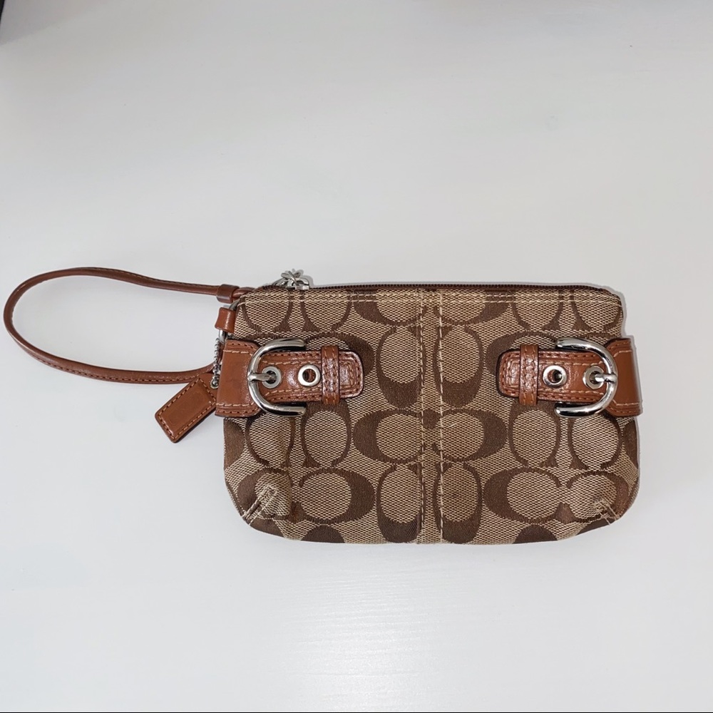 Vintage Coach Wristlet